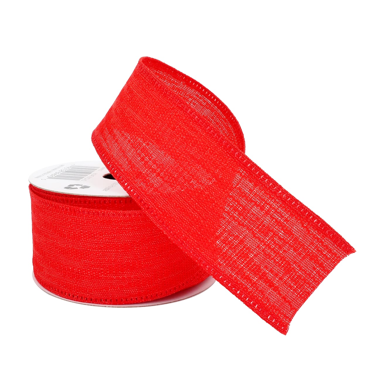 Ruban rouge avec fil métallique de 3,81 cm x 2,7 m Classique de Celebrate It
